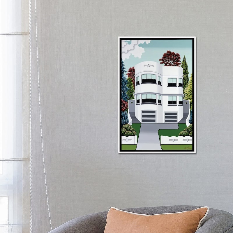 iCanvas "Art Deco Beauty" by Lisa Jepson Framed