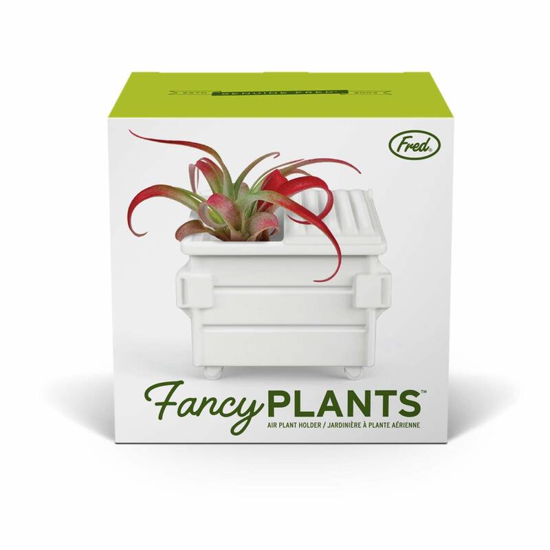 Fred Fancy Plants Dumpster Shaped Air Plant Holder
