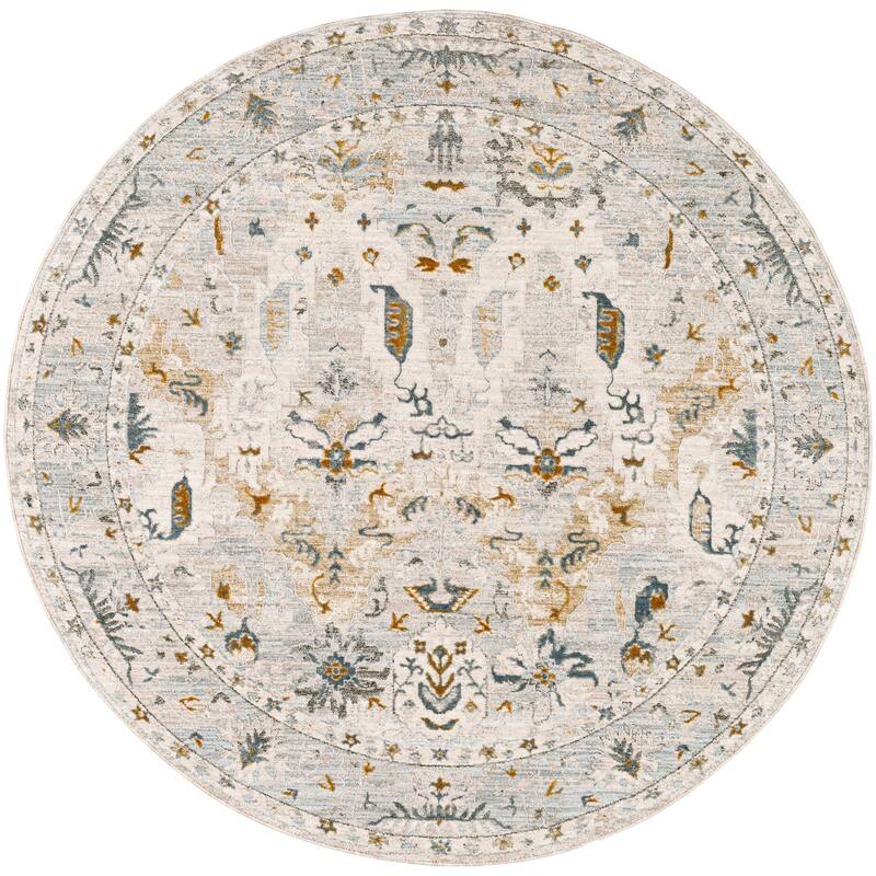 Livabliss Transitional Dresden Medallion Area Rug