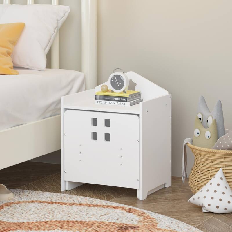 Anmytek Kids Montessori Weaning Table and Chair Set Wooden Toddler Activity Table with Blackboard