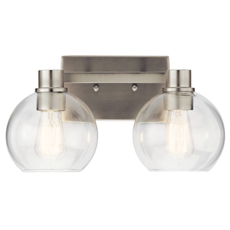 Kichler Lighting Harmony 2-Light Brushed Nickel Vanity Light