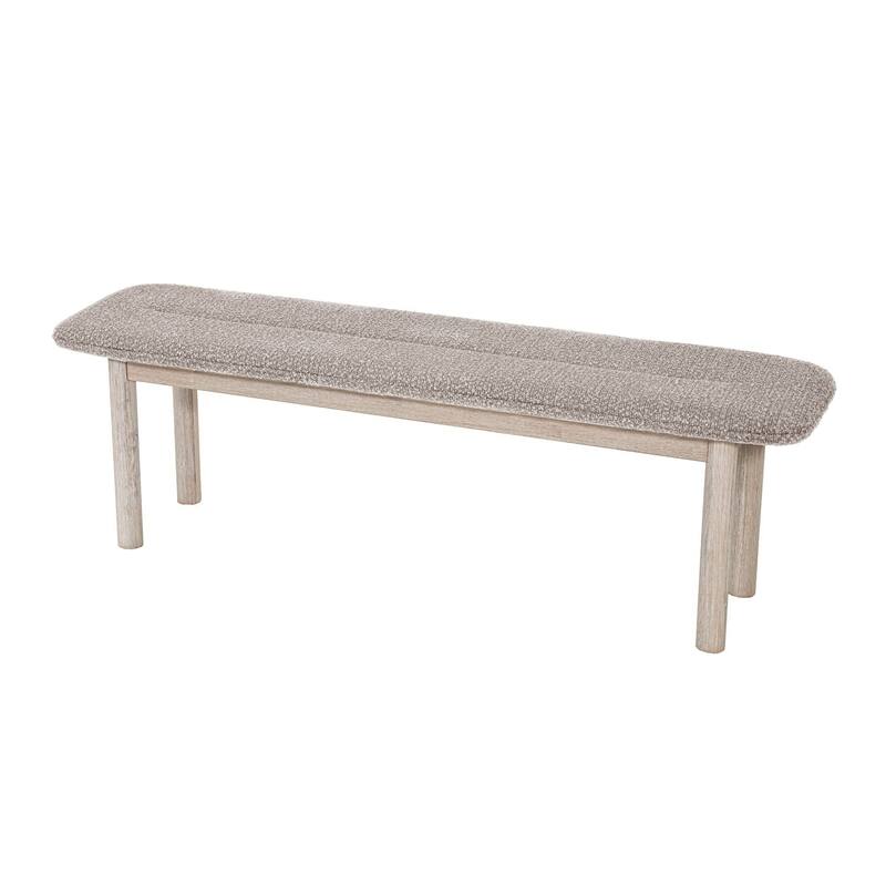 Willow Upholstered Acacia Accent Bench