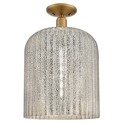 Innovations Lighting 716-1C-G559-12ME Bridal Veil 12" Wide Semi-Flush