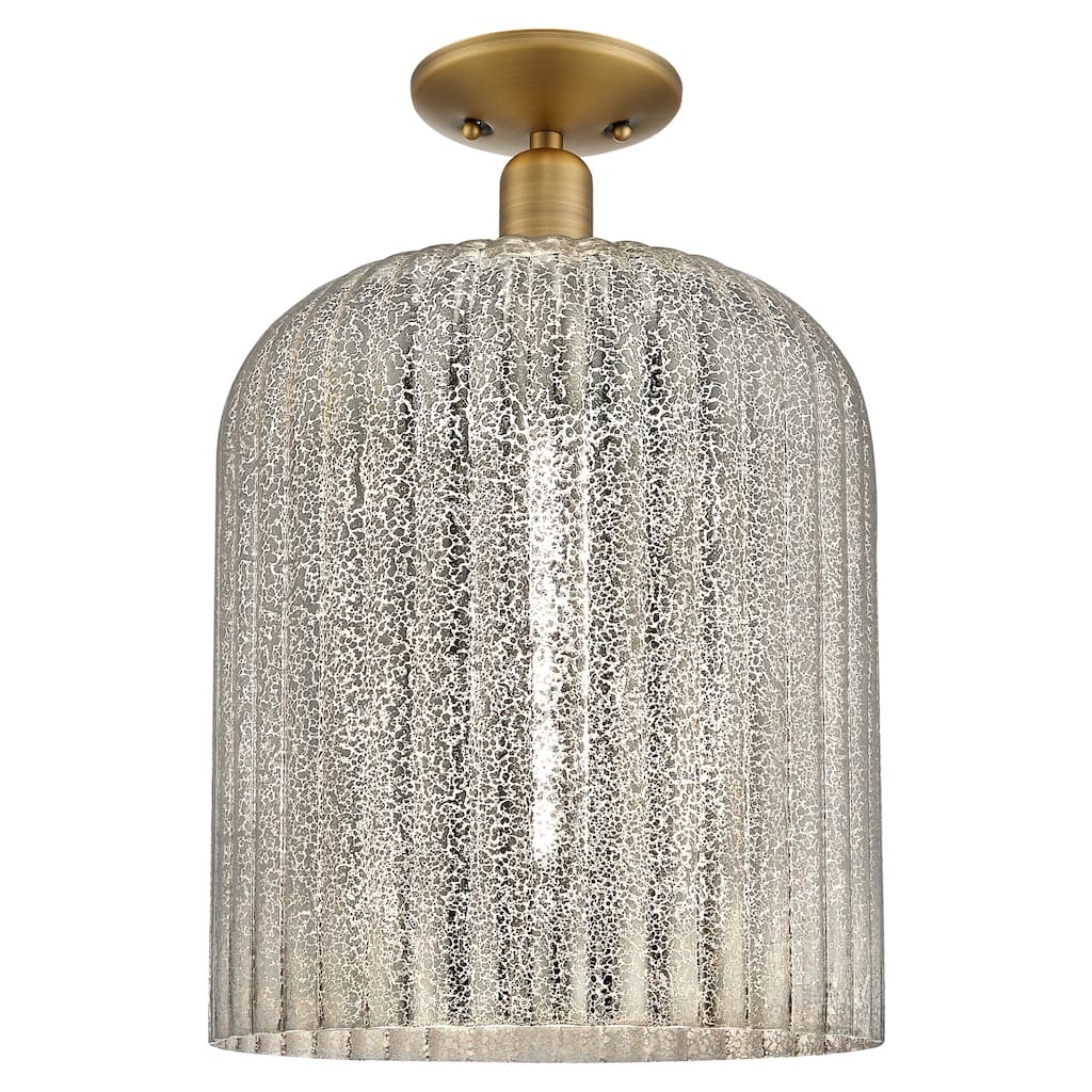 Innovations Lighting 716-1C-G559-12ME Bridal Veil 12" Wide Semi-Flush