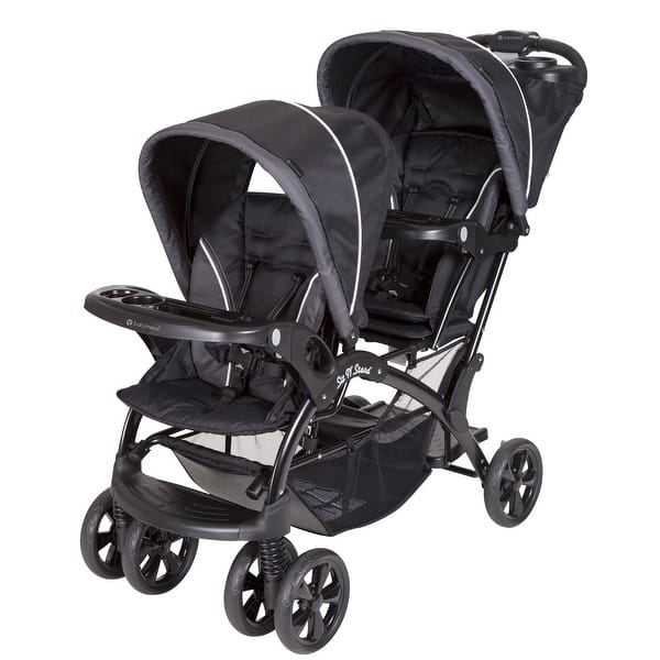 slide 2 of 5, Baby Trend Sit N' Stand® Double Stroller, Onyx