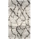 preview thumbnail 16 of 57, SAFAVIEH Retro Medina Modern Abstract Distressed Rug 2'6" x 4' - Light Grey/Black - Rectangle