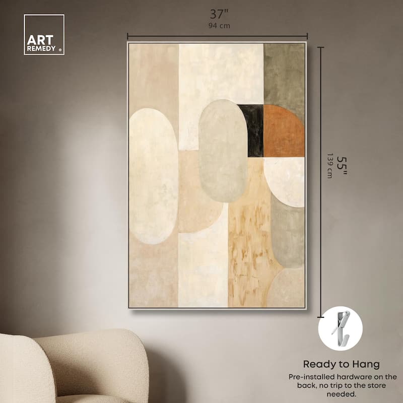 Overlapping Planes II Canvas by Art Remedy