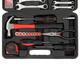 148 Piece Household Tool Set, Red - N/A