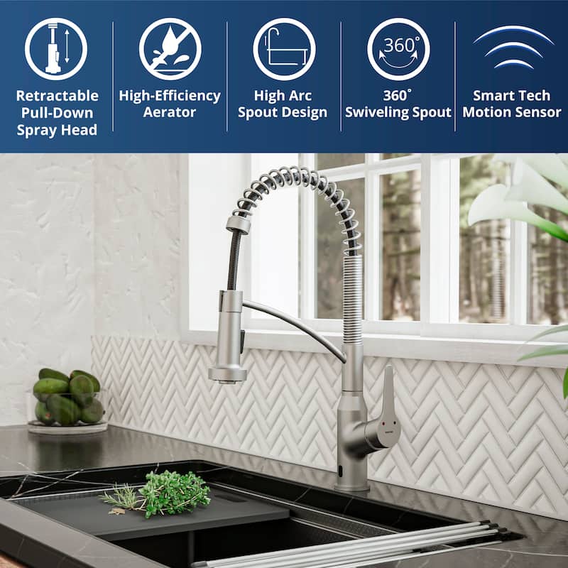 Karran USA KKF215 Alston 1.8 GPM Single Hole Kitchen Faucet