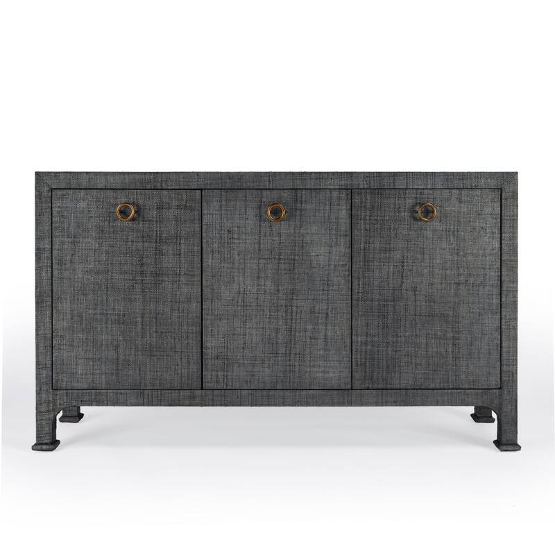 Chatham 3-Door Raffia 60" Sideboard