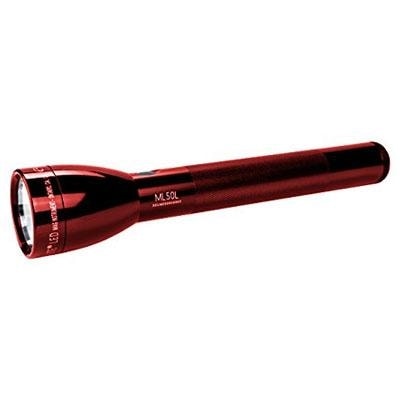 Maglite Ml50l Led 3-Cell C Flashlight, Red