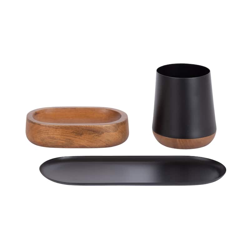 Kate and Laurel Koni 3 Piece Organization Set