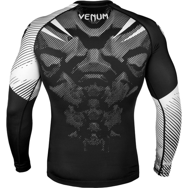 Venum No-Gi 2.0 Long Sleeve MMA Compression Rashguard Black//White