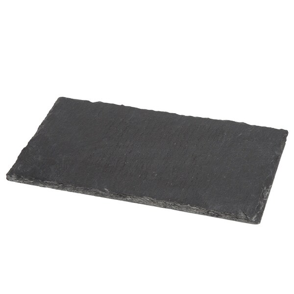 Creative Home Genuine Slate Rectangular Food, Cheese, Dessert Serving Board, Small, 5.5" L x 12" W. Opens flyout.