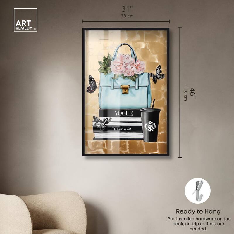 Golden Era of Glam Books Shadowbox by Art Remedy