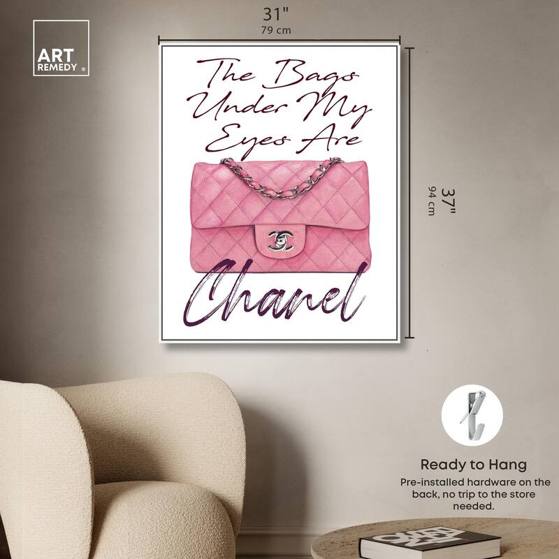 The Bag Under my Eyes Canvas by Art Remedy