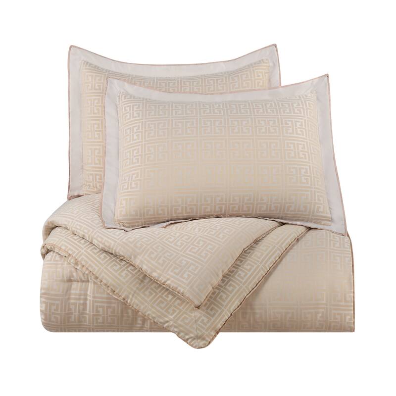 Martex Arcadia Dune Pebble Comforter Set - Beige - Twin