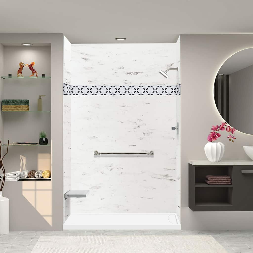 Transolid FSL6032R FSL-Series 60" x 32" Rectangular Shower Base with