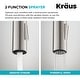preview thumbnail 98 of 149, Kraus 2-Function 1-Handle 1-Hole Pulldown Sprayer Brass Kitchen Faucet