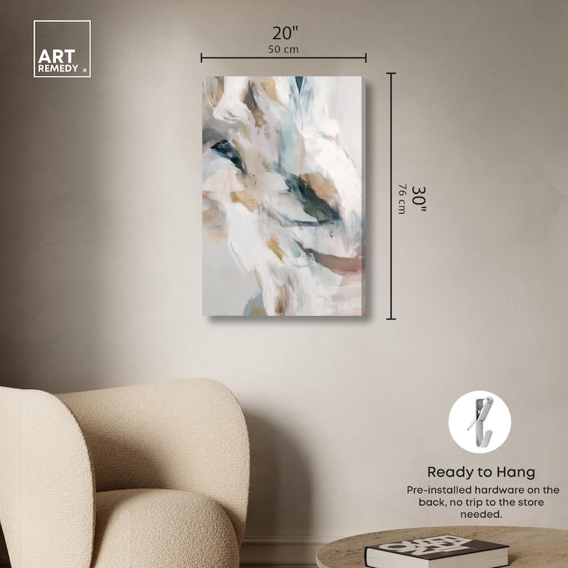Whispering Colors II Canvas by Art Remedy, Gallery Wrapped