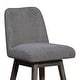 preview thumbnail 148 of 176, Amalie Upholstered Bar Stool, Swivel Counter Height Stool with Solid Wood Frame
