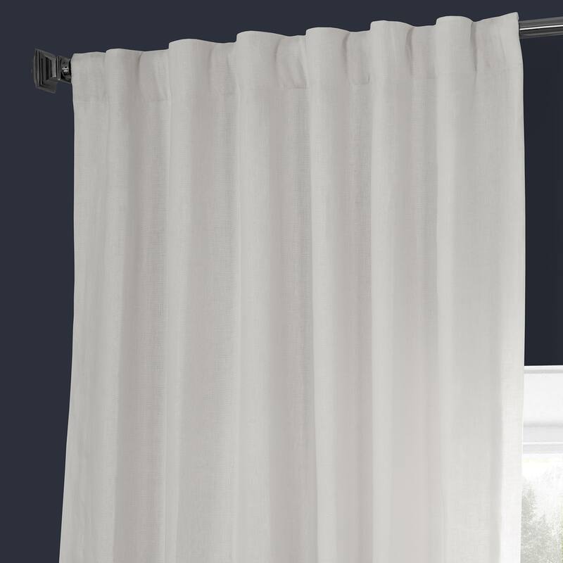 Exclusive Fabrics French Linen Lined Curtain Panel (1 Panel)
