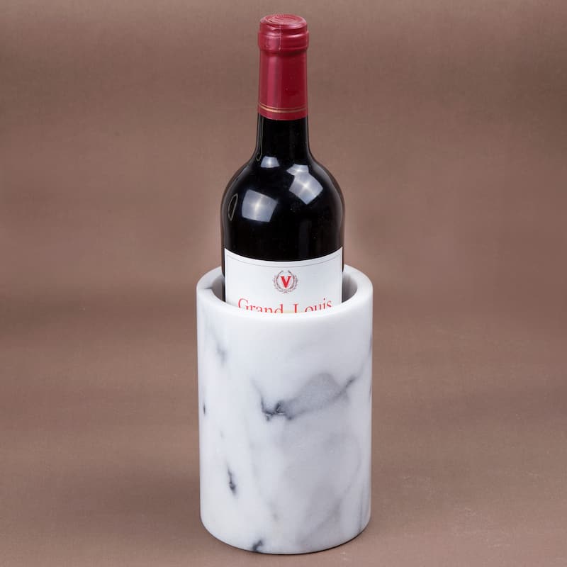 Creative Home White Marble Wine Cooler