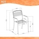preview thumbnail 6 of 4, Amazonia Teak Dinsher 9pc Outdoor Patio Dining Set