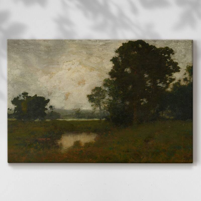 Vintage Landscape -MIV -Gallery Wrapped Canvas