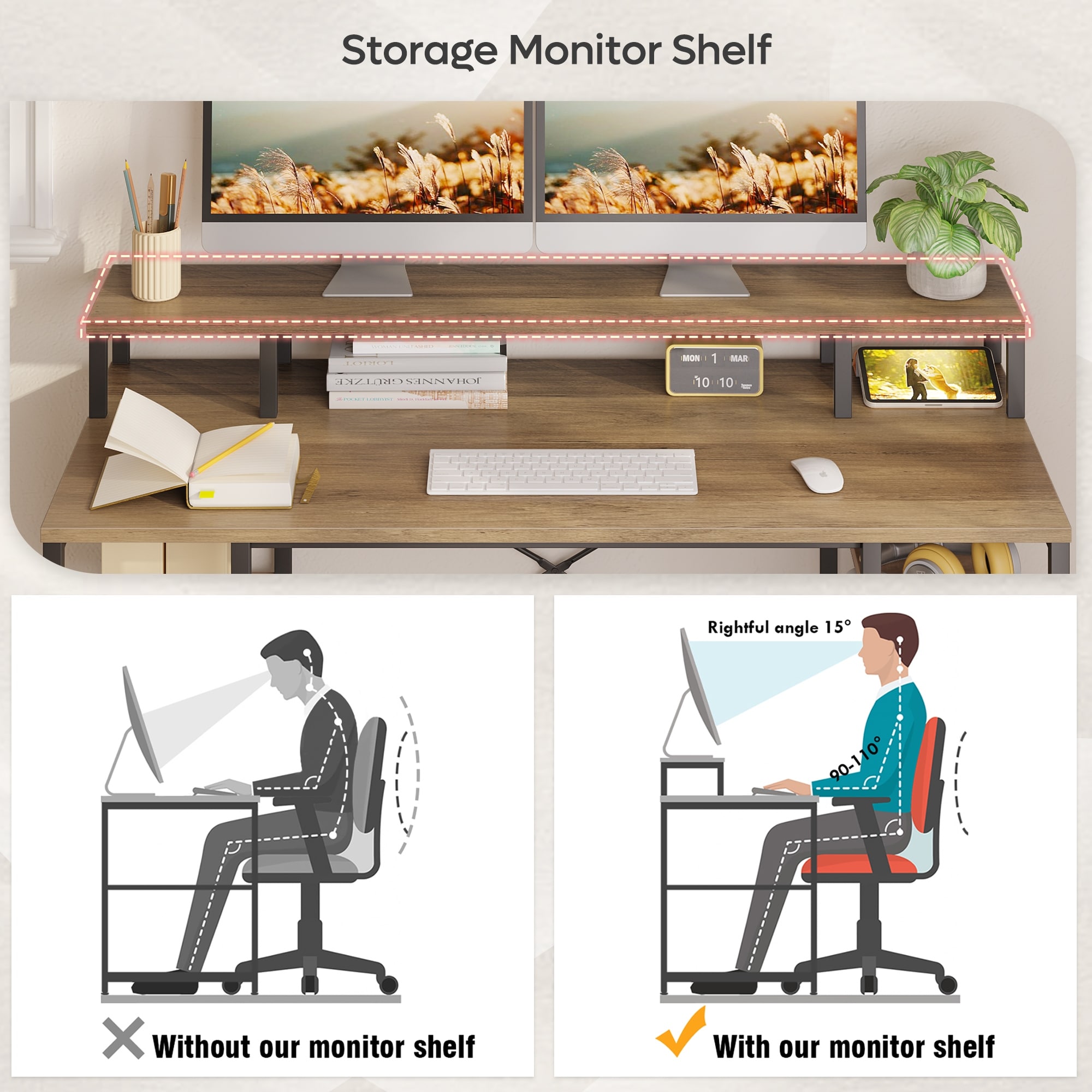 90 inch computer store desk