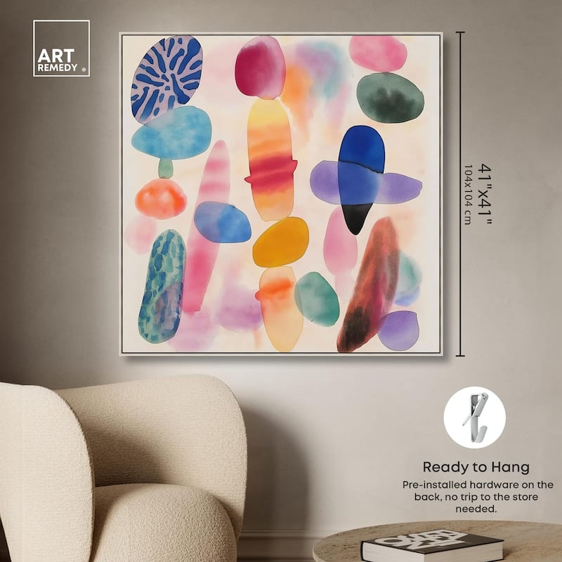 Dissolving Hues Canvas by Art Remedy