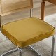preview thumbnail 10 of 15, Classic Mid Century Modern Dining Chairs Set of 2,Upholstered Rattan Kitchen Chairs