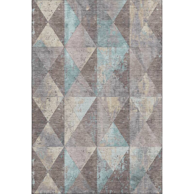 Premium Washable Super Soft Diamond Mosaic Mayfield Rug