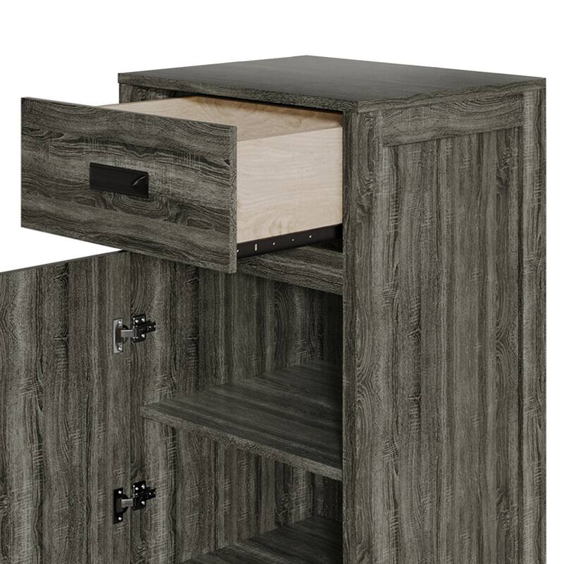 CraftPorch Mid Century Modern Door Cabinet - N/A