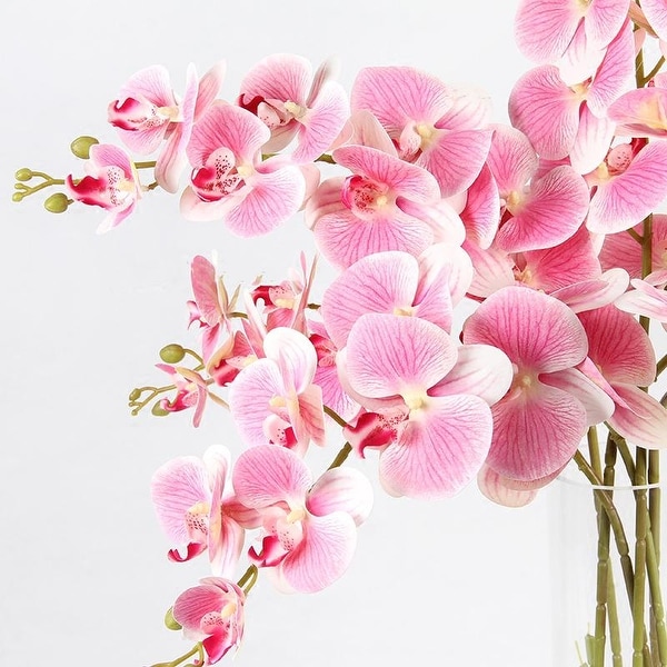 FloralGoods Real Touch Butterfly Orchid Stem in Pink 37" Tall