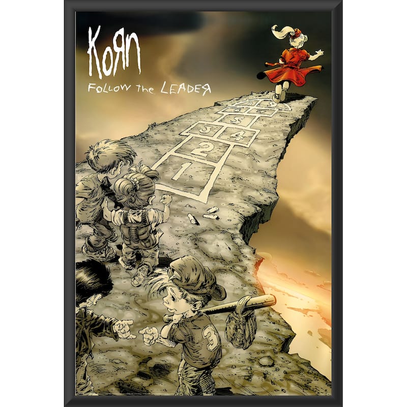 Korn - Follow the Leader Framed Art Poster - 24 x 36 Inch