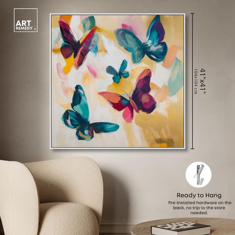 Wings in Waltz I Canvas by Art Remedy