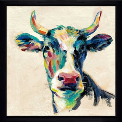 "Expressionistic Cow II" by Silvia Vassileva Print on Acrylic.
