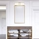 preview thumbnail 6 of 4, Eglo Tomero LED Vanity Light w/ Brushed Gold Finish and Acrylic Shade