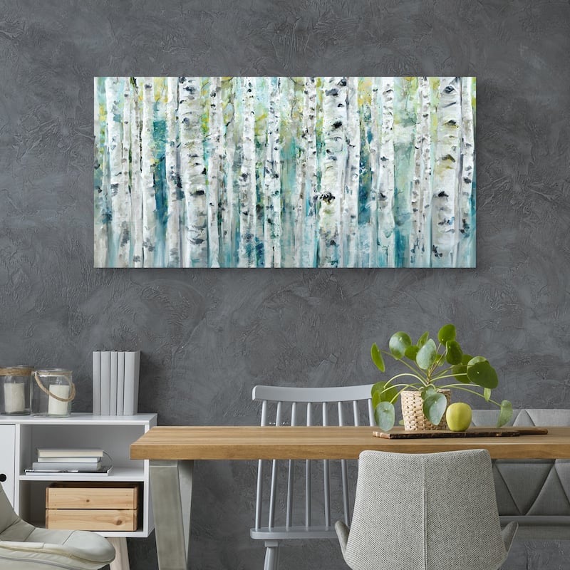 Spring Birches by Studio Arts Canvas Art Print