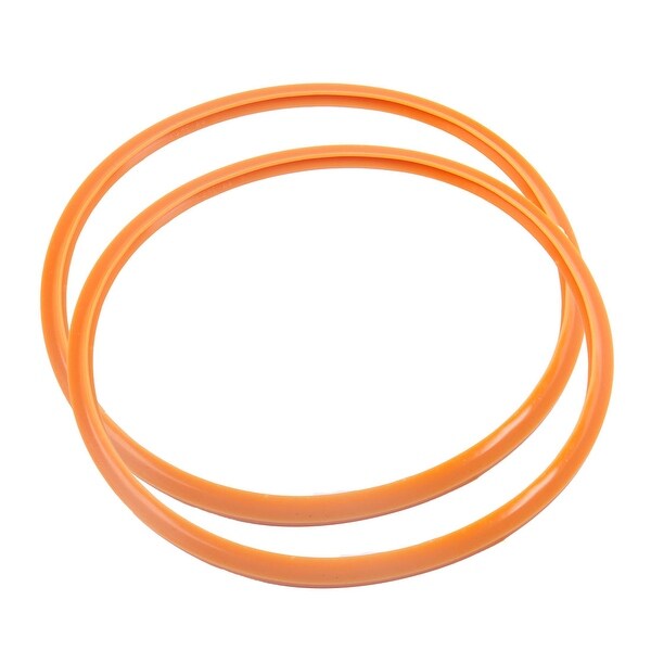 Home Silicone Rubber Pressure Cooker Seal Ring Clear Gasket Replacement 18-22cm 