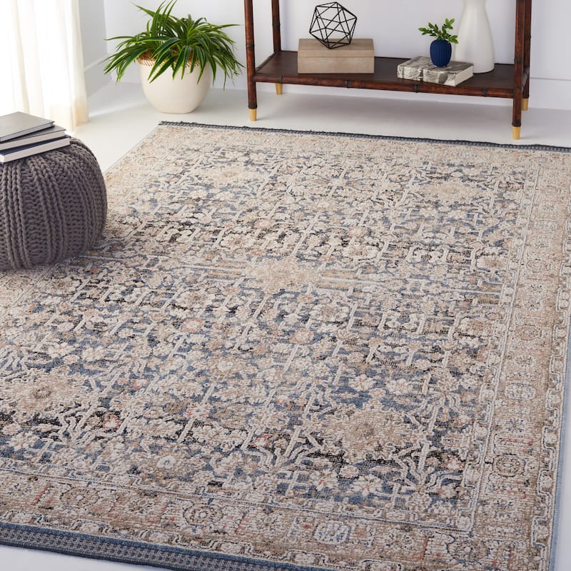 SAFAVIEH Vivaldi Ubertina Oriental Rug - 4' x 6' - Blue/Ivory