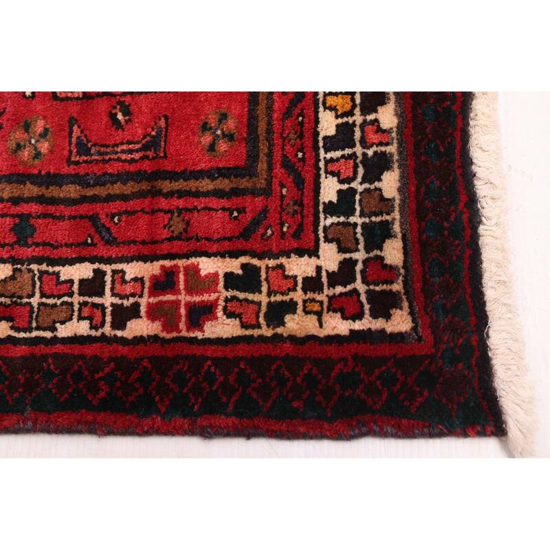 ECARPETGALLERY Hand-knotted Konya Anatolian Red Wool Rug - 3'4 x 10'7