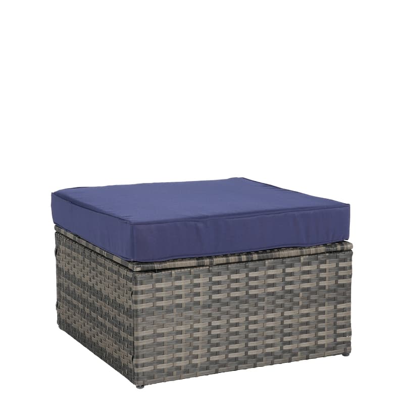8 Piece Outdoor Patio Sofa Set,Sectional Wicker Patio Conversation Set - N/A