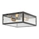 preview thumbnail 30 of 73, Alma 12" Metal/Glass LED Flush Mount, by JONATHAN Y