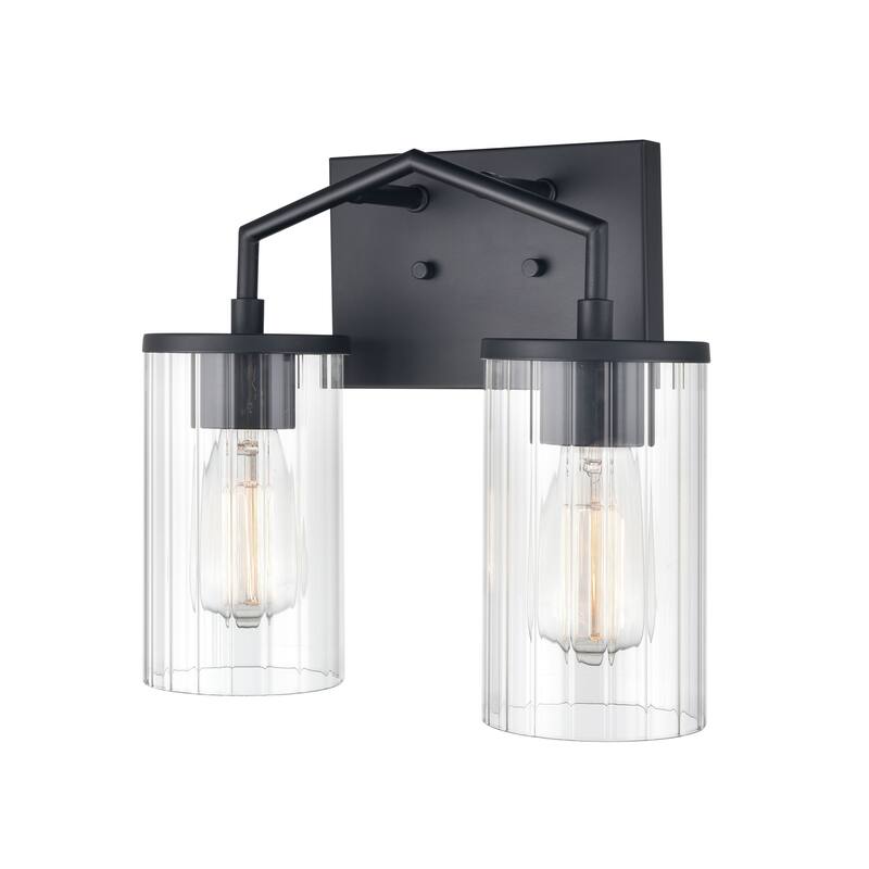 Millennium Lighting Beverlly Bathroom Vanity Light Fixture with Clear Beveled Glass Shades