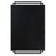 preview thumbnail 8 of 6, Overlapping Metal Framed Rectangular Wall Mirror - 36.5" - Black