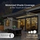 preview thumbnail 13 of 11, ALEKO Moroccan Semi-Cassette Motorized Patio Awning - Onyx Black - 20 x 10 Feet