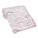 preview thumbnail 4 of 3, Lambs & Ivy Signature Rainbow Minky/Faux Shearling Soft Fleece Baby Blanket