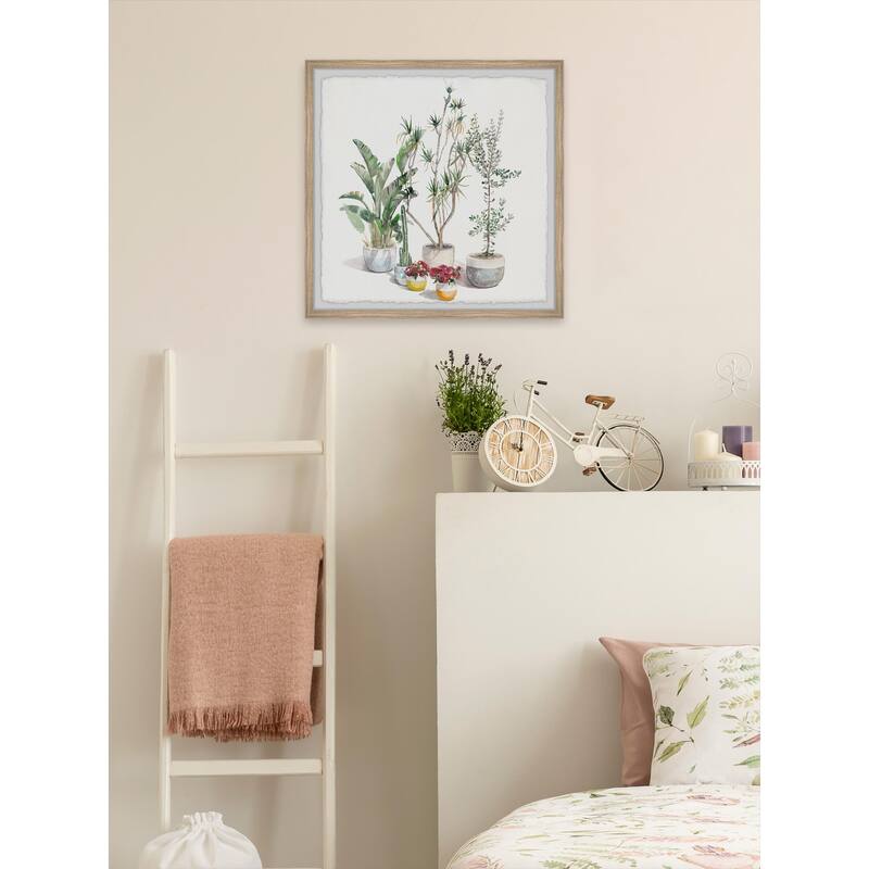 Tropical Flair Framed Wall Art, Elegant Home Touch - Sophisticated Artwork for Refined Décor